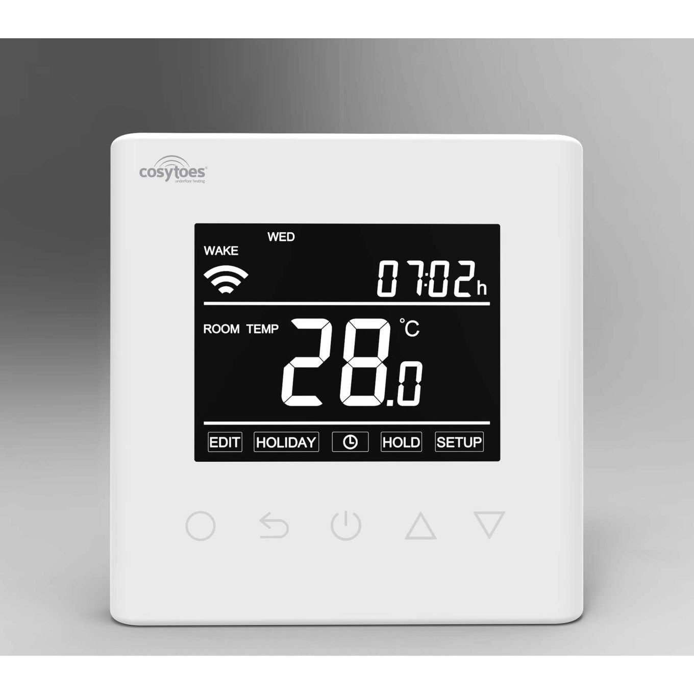 Curve White Wi-Fi Touchscreen Thermostat