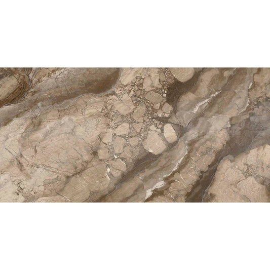 Ratio Praline Polished Porcelain Tile 600x1200mm