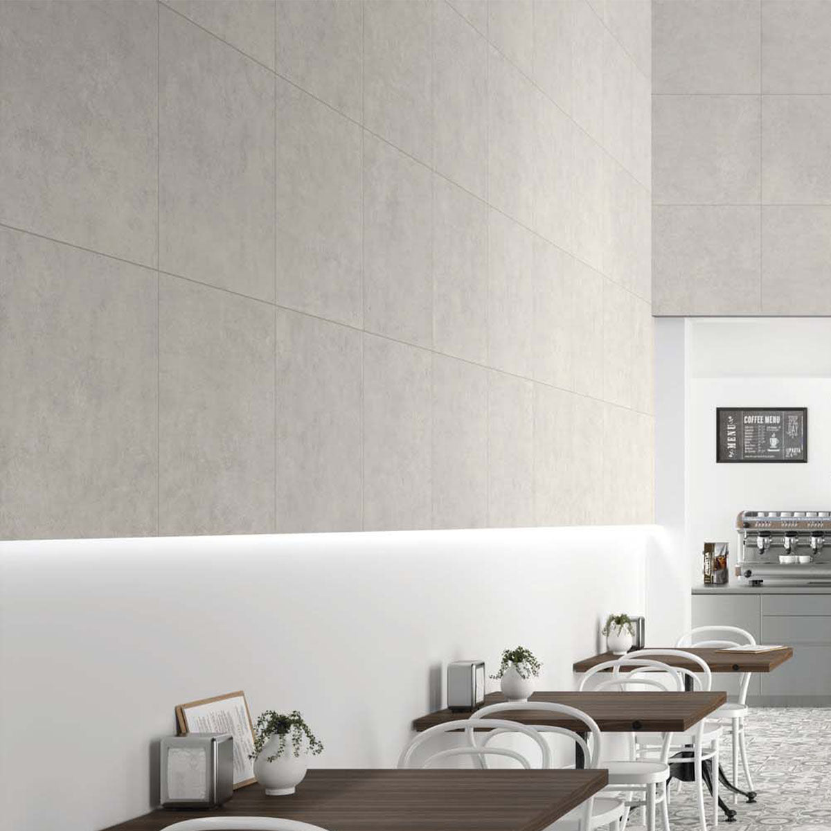 Gandi Concrete Gris Matt Porcelain Tile 600x600mm