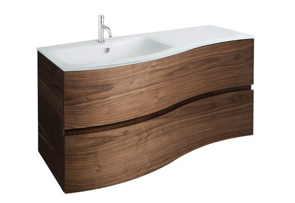 Svelte 1000 Unit & Ice White Glass Basin