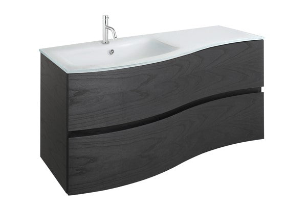 Svelte 1000 Unit & Ice White Glass Basin