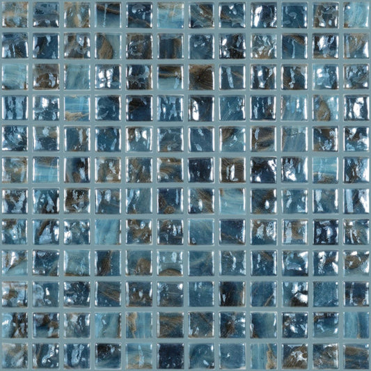 Lull Royal Blue Glass Mosaic Tile 315x315mm