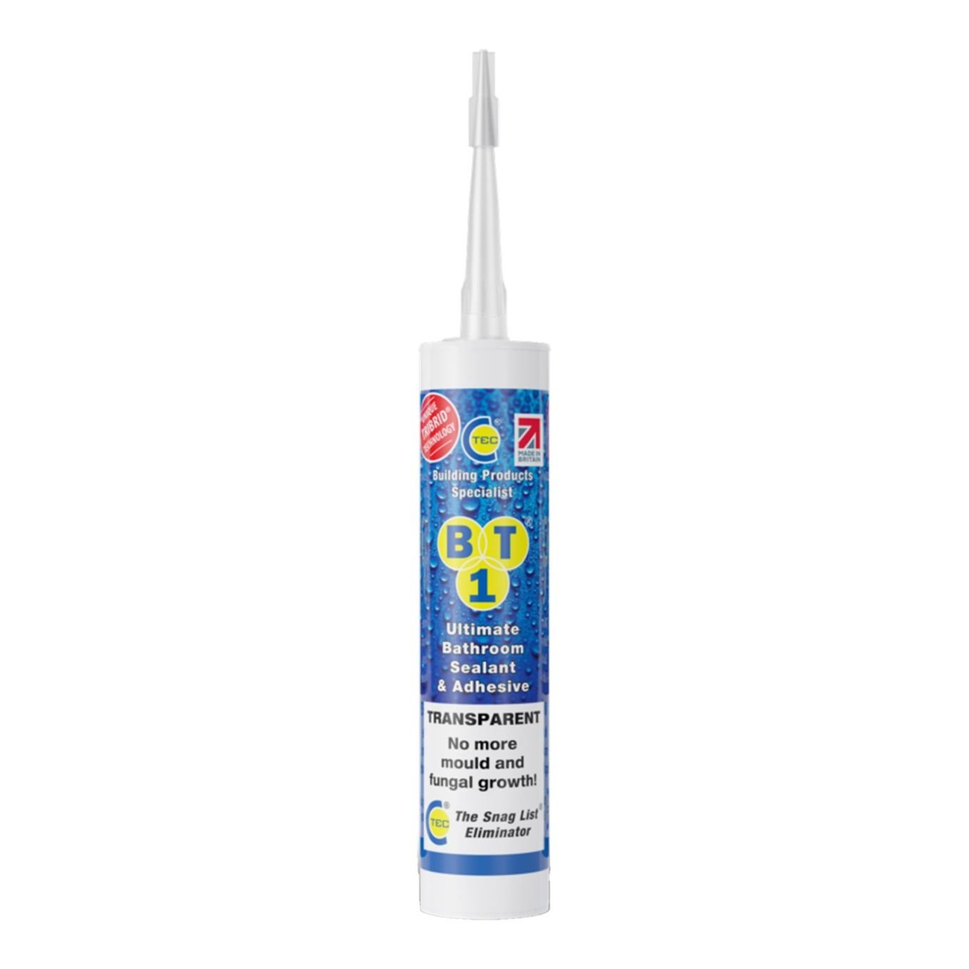 BT1 Ultimate Bathroom Sealant & Adhesive Transparent 290ml