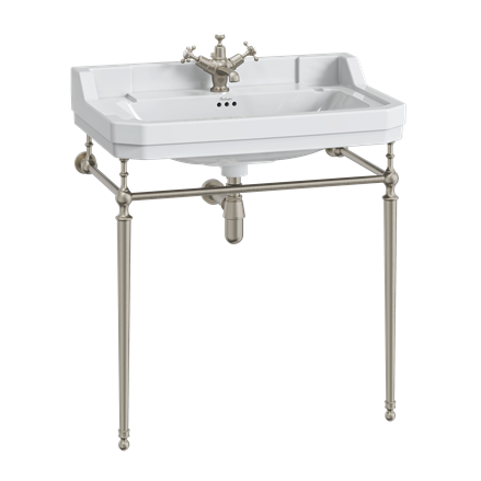 Edwardian 80cm Basin with Basin Stand