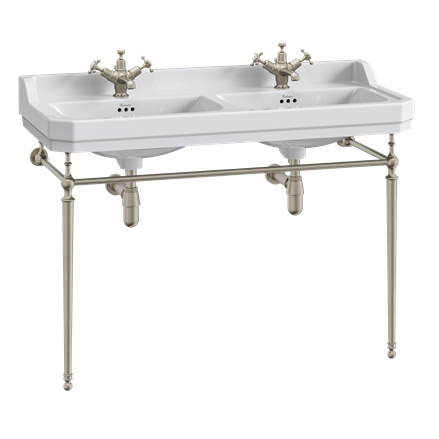 Edwardian 120cm Double Basin with Washstand