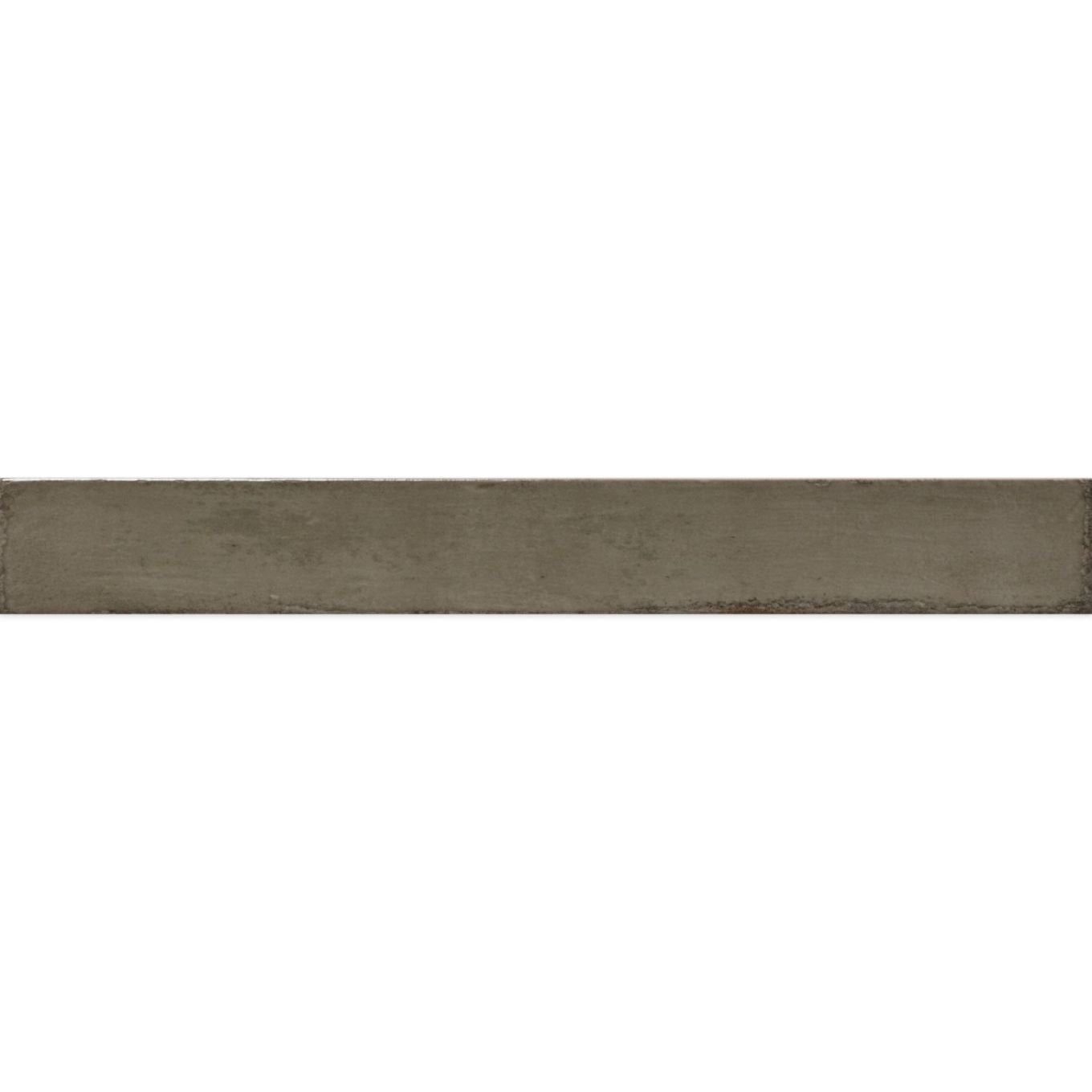 Capri Olive Green Gloss Ceramic Brick Tile 400x50mm