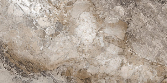 Delilah Mocha Gloss Porcelain Tile 600x1200mm