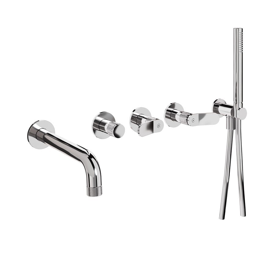 The Calix Bath Shower Mixer Wall Mounted