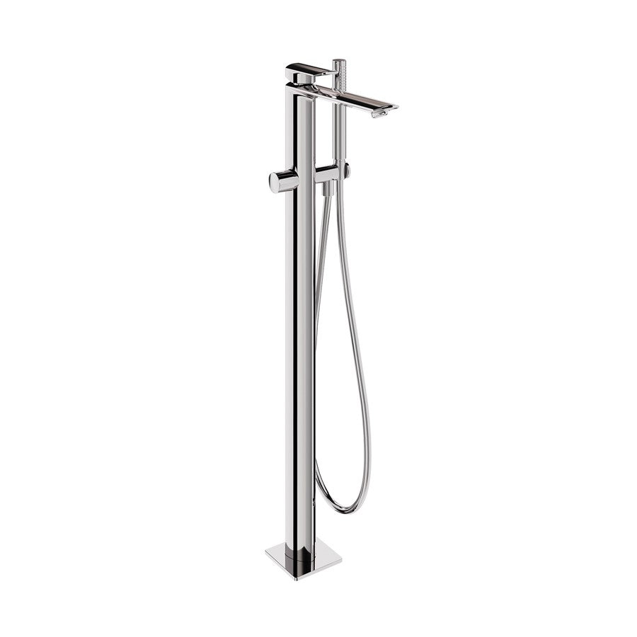 The Varda Bath Shower Mixer Tap Floor Standing