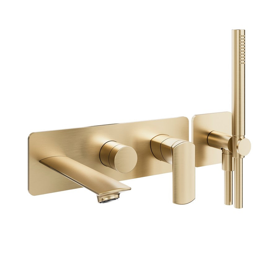 The Varda Bath Shower Mixer Tap Wall Mounted
