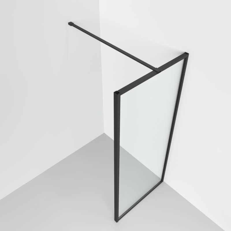 Amien Brushed Gold Shower Screen Straight Support Bar 1200mm