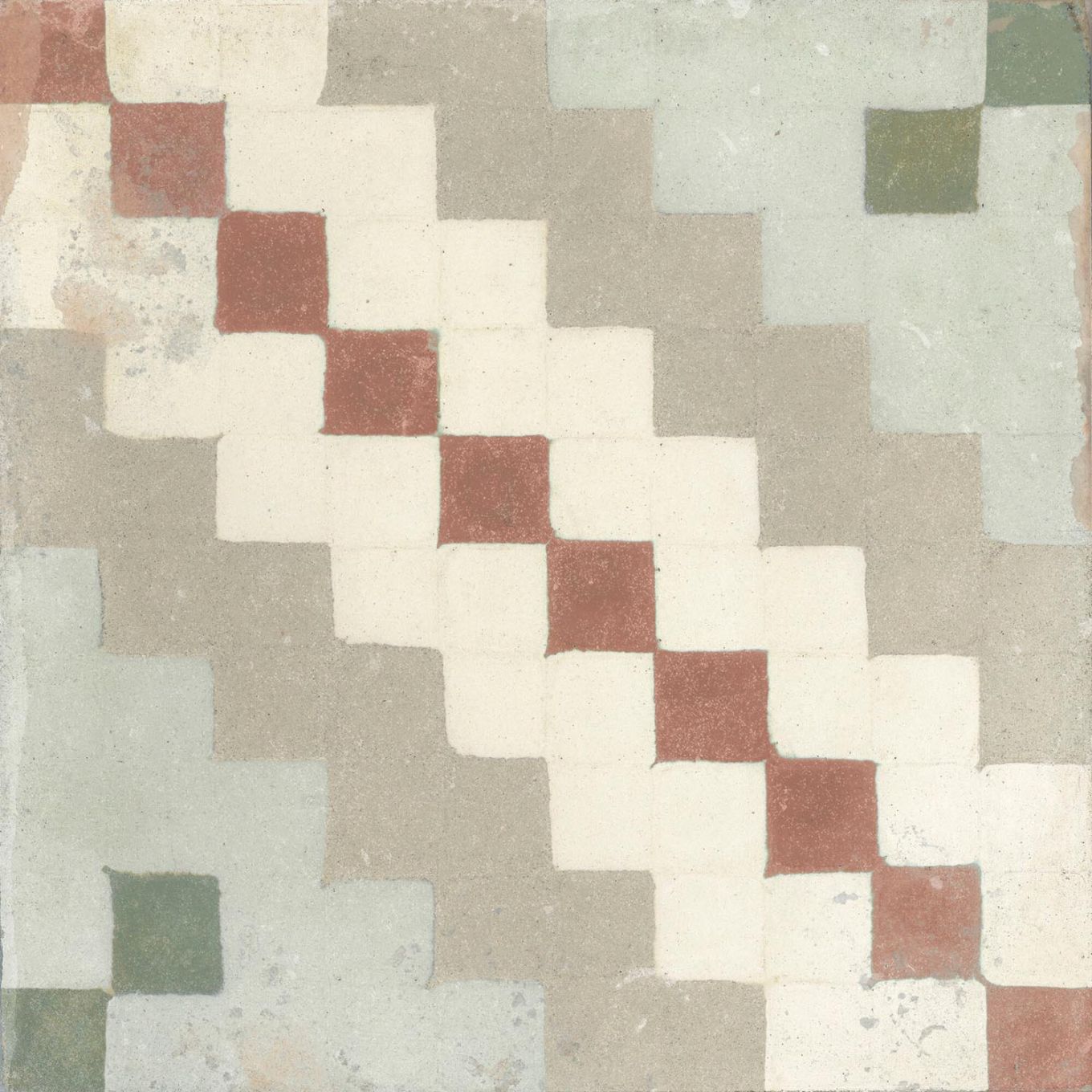 Machu Ruzafa Matt Porcelain Patterned Tile 223x223mm