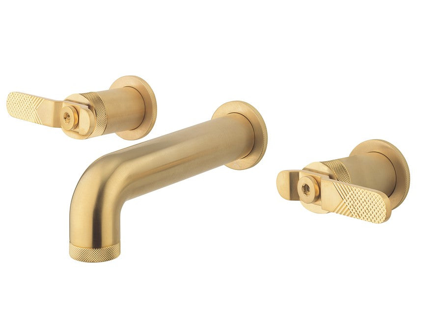 UNION 3 Hole Wall Mounted Basin Set Levers