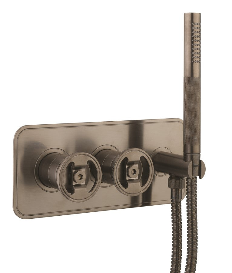 UNION 2 Outlet 2 Handle Concealed Thermostatic Shower Valve & Handset