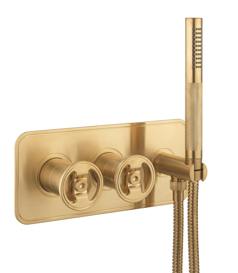 UNION 2 Outlet 2 Handle Concealed Thermostatic Shower Valve & Handset