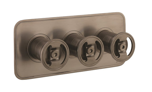 UNION 3 Outlet 3 Handle Concealed Thermostatic Shower Valve Landscape