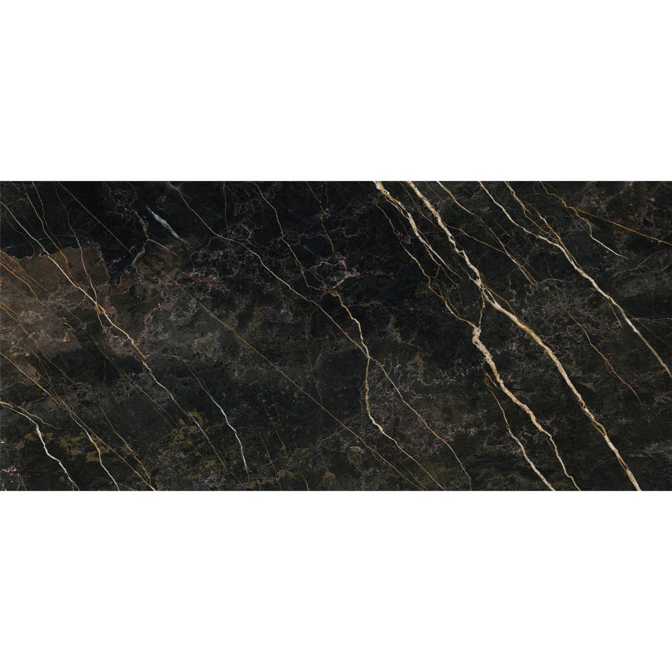 Supernova Black High Gloss Porcelain Tile 1200x600mm
