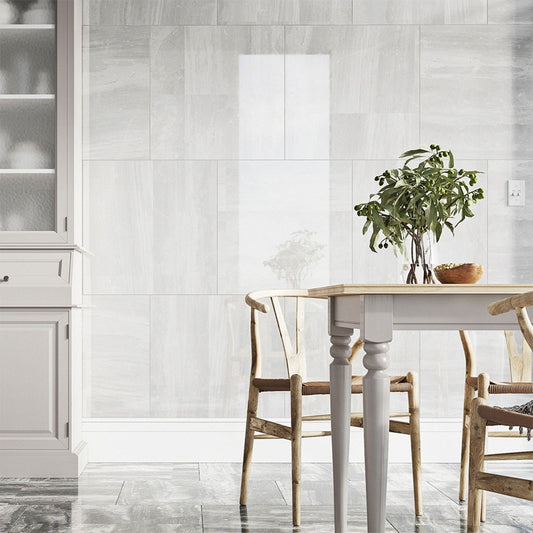 Arden Perla Gloss Porcelain Tile 600x600mm