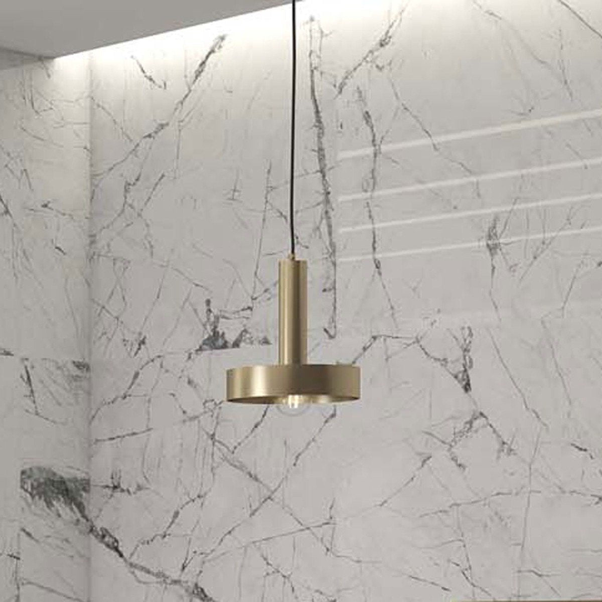 Kelto White Marble Gloss Porcelain Tile 300x600mm