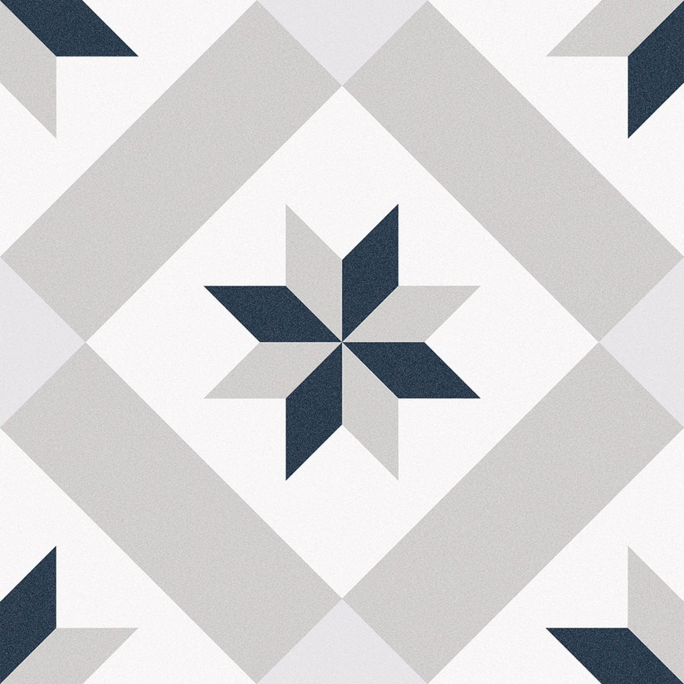 Encino Lunar Grey Matt Porcelain Tile 250x250mm