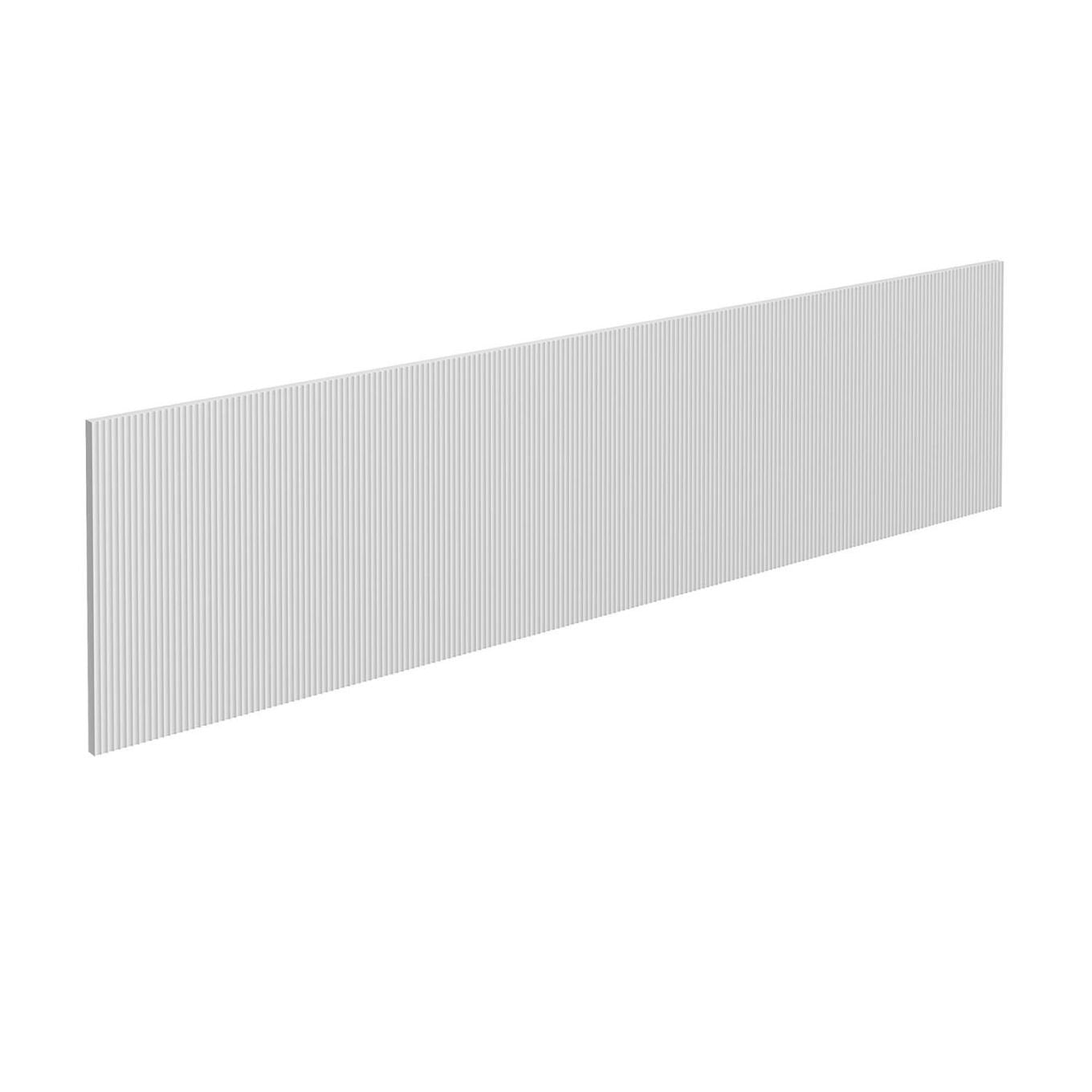 Liora Ribbed White Front Bath Panel 1800mm