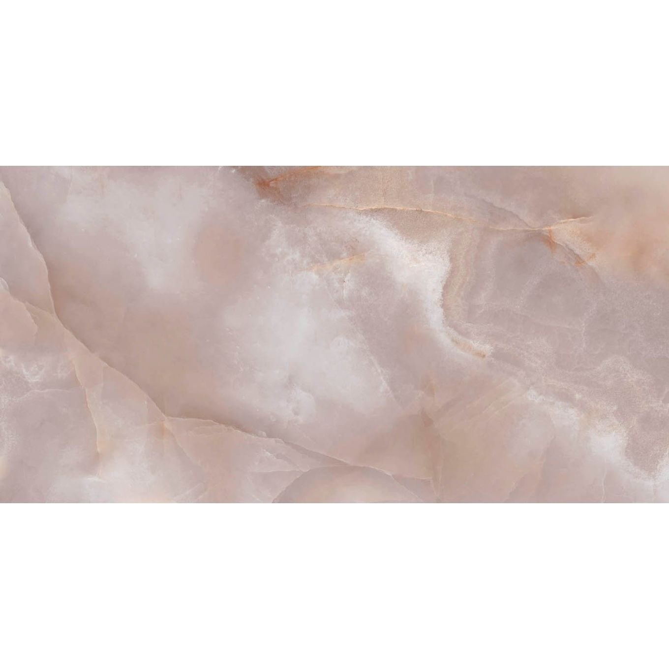 Osaka Coral Super Polished Porcelain Onyx Tile 600x1200mm