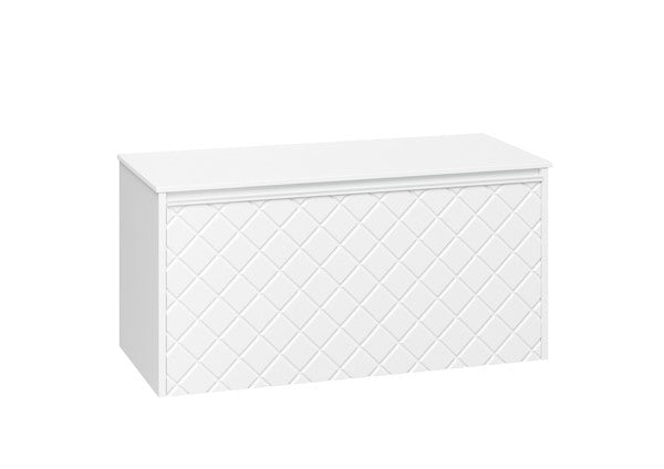 Vergo 1000 Single Drawer Unit with Polar White Worktop