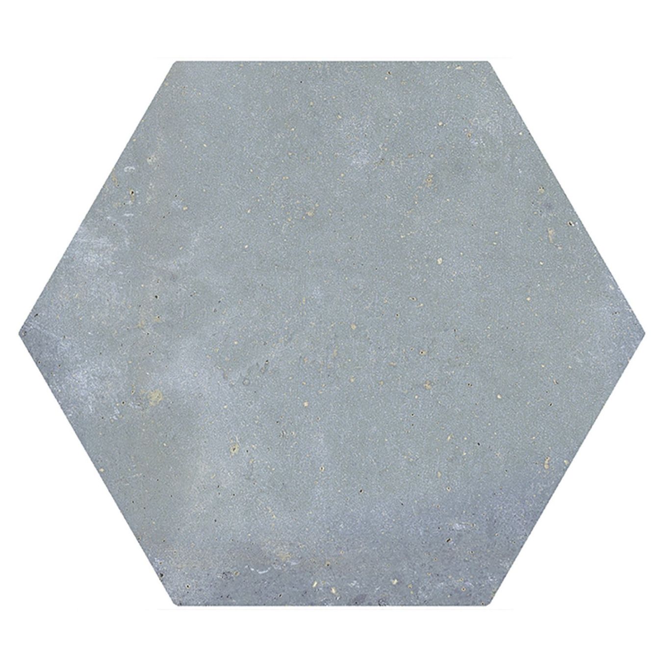 Terraza Blue Terracotta Matt Porcelain Hexagon Tile 240x200mm