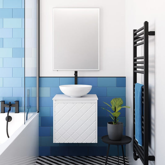 Vergo 500 Single Drawer Unit with Polar White Worktop