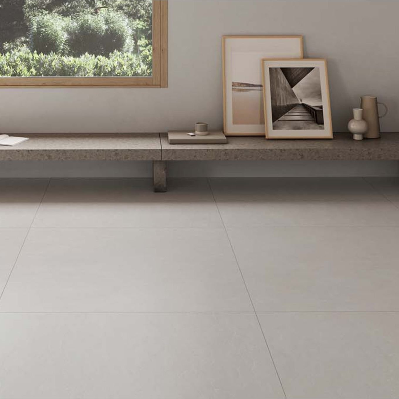 Houston Matt White Porcelain Tile 900x900mm