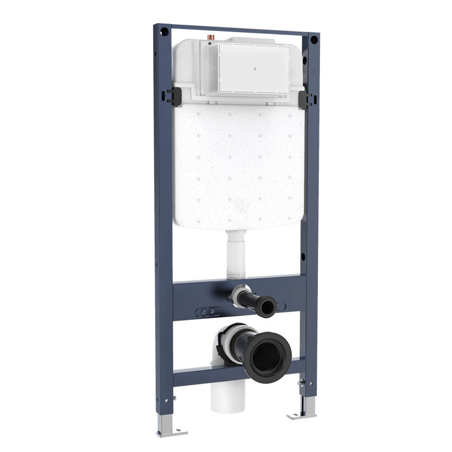 Slim Depth WC Support Frame 1.12M Height (with dual flush concealed cistern & installation kit)