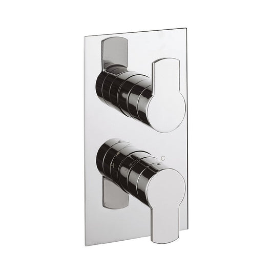 Wisp 2 Outlet 2 Handle Concealed Thermostatic Shower Chrome