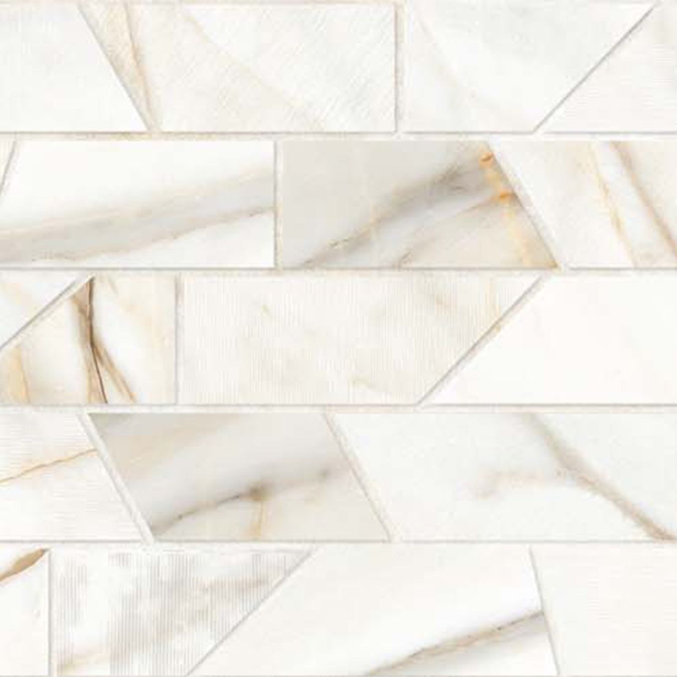 Salzburg Brick Gold Ceramic Tile 1200x400mm
