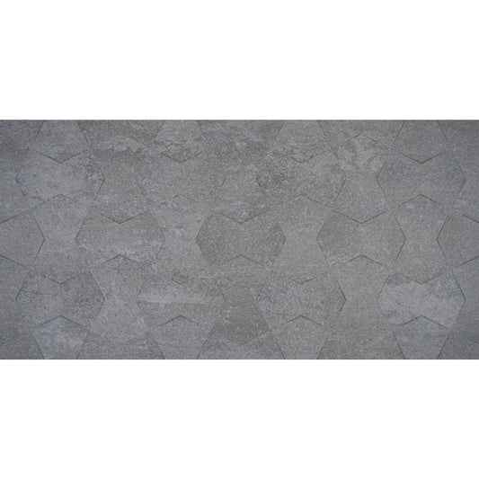 Jupiter Gris Decor Porcelain Tile 450x900mm