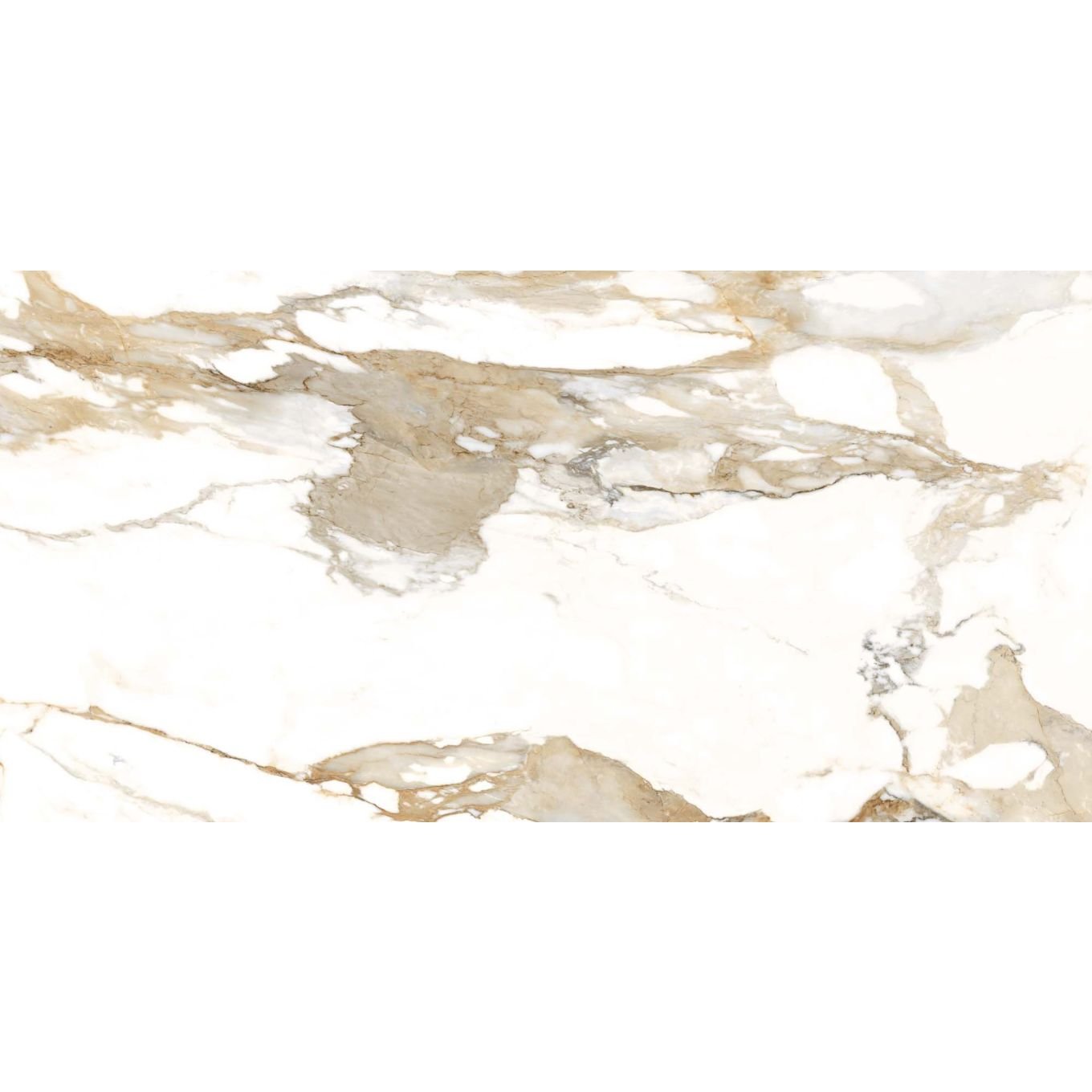 Charlie Beige Marble Gloss Porcelain Tile 300x600mm