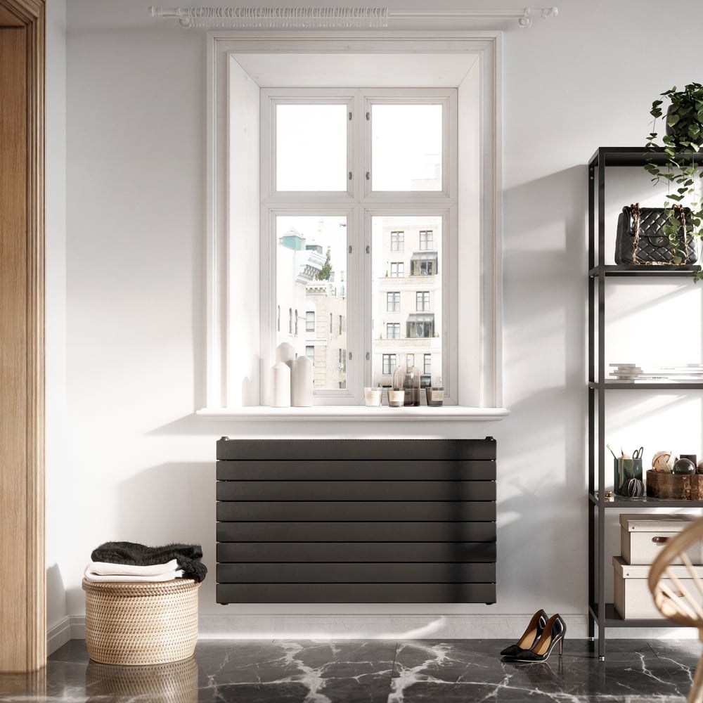 Delton Anthracite Horizontal Convector Radiator 600x1000mm