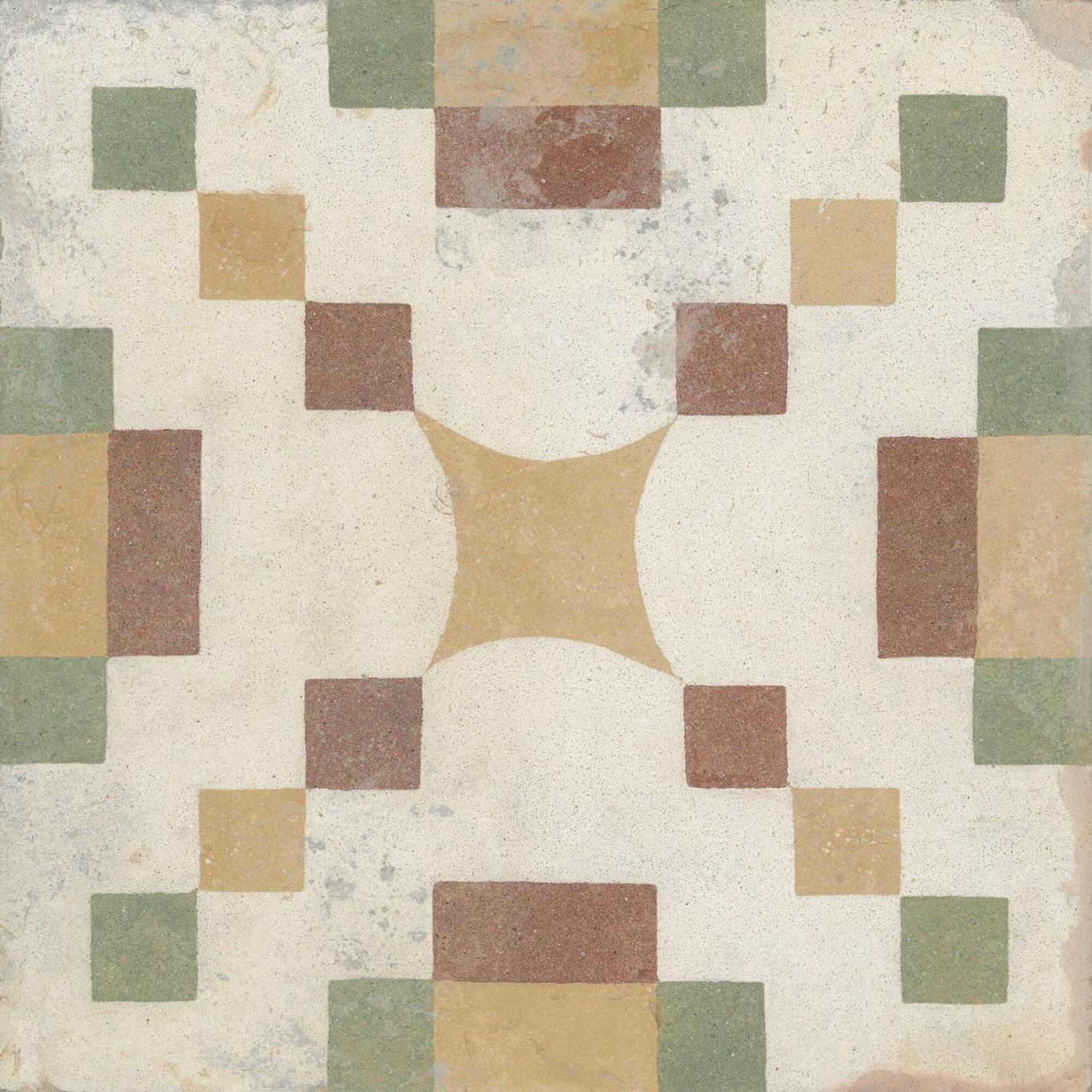 Machu Campanara Matt Porcelain Patterned Tile 223x223mm