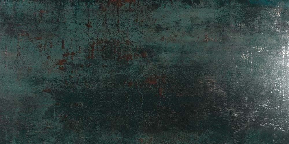 Metallon Seagreen Semi-Polished Metallic Porcelain Tile 300x600mm