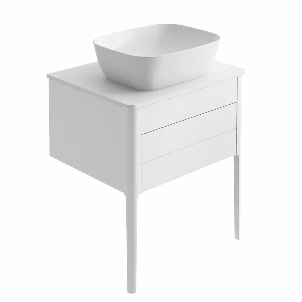Stonehouse 650mm White Vanity Unit