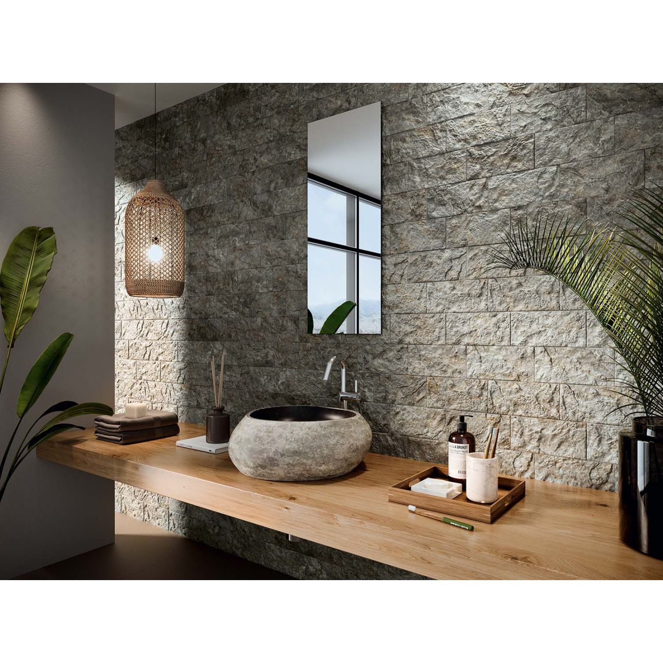 Oakland Mix Textured Porcelain Tile 250x125mm