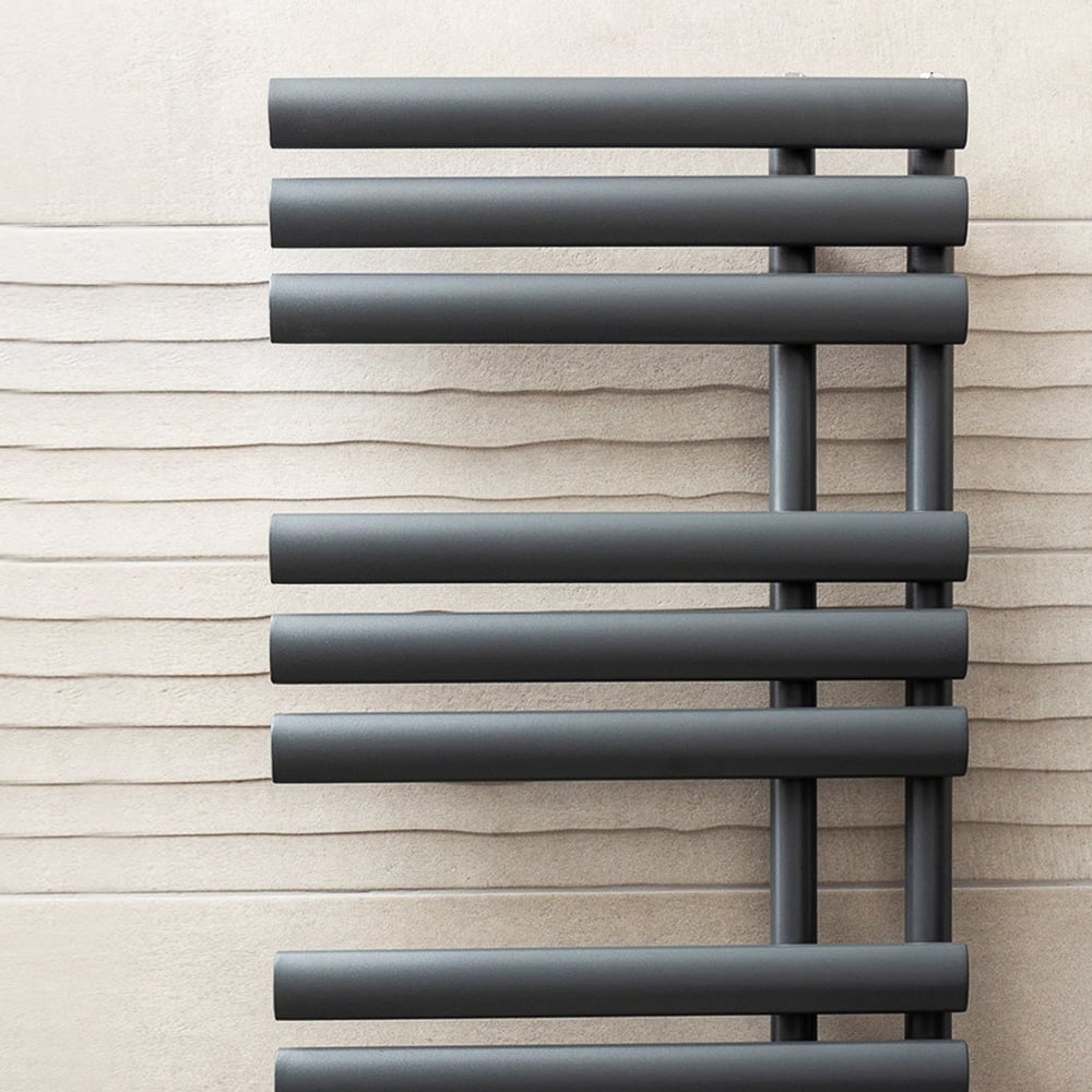 Rayner Grey Designer Heated Towel Rail 1130x500mm