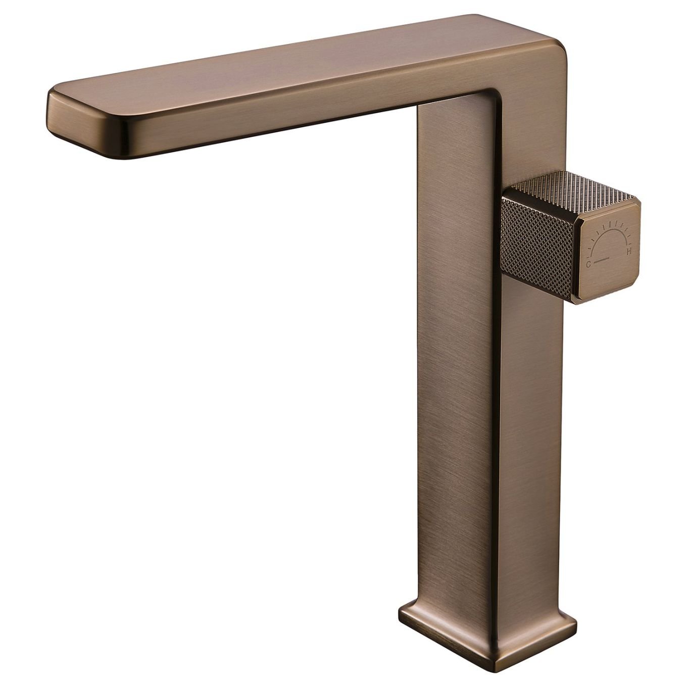 Flint Brushed Bronze Tall Basin Mono Tap