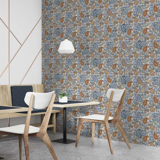 Clyde Paisley Nur Matt Porcelain Tile 250x250mm