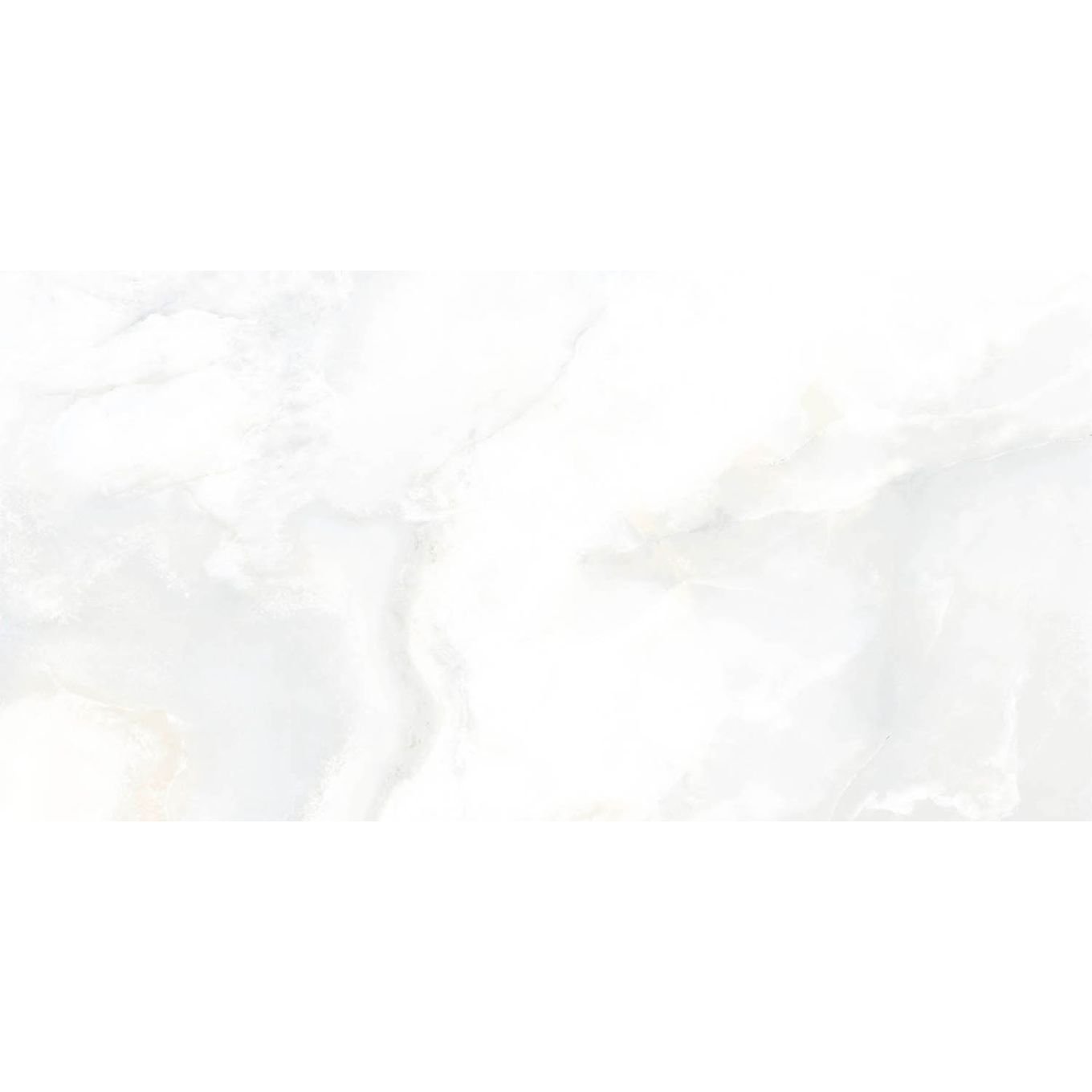 Osaka White Super Polished Porcelain Onyx Tile 600x1200mm