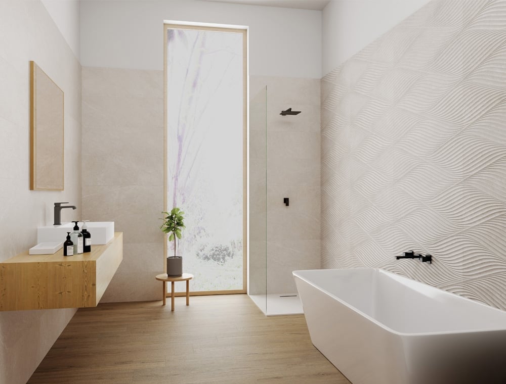 Earth Sand Matt Ceramic Tile 320x900mm