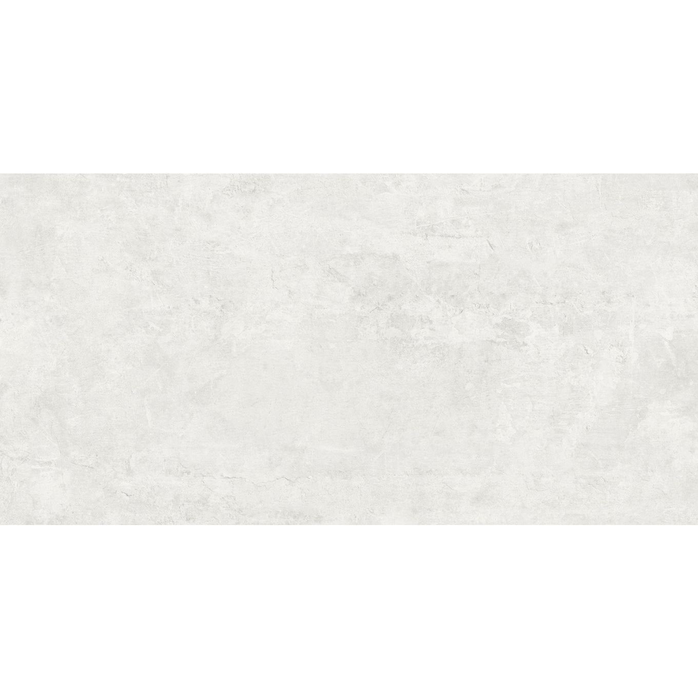 Donovan White Concrete Effect Porcelain Tile 600x1200mm
