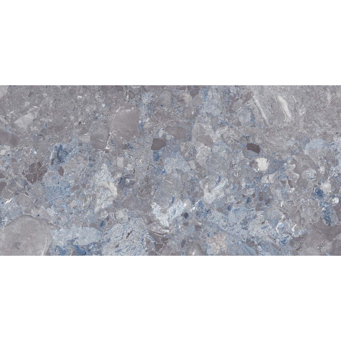Stevenage Blue Gloss Porcelain Tile 600x1200mm