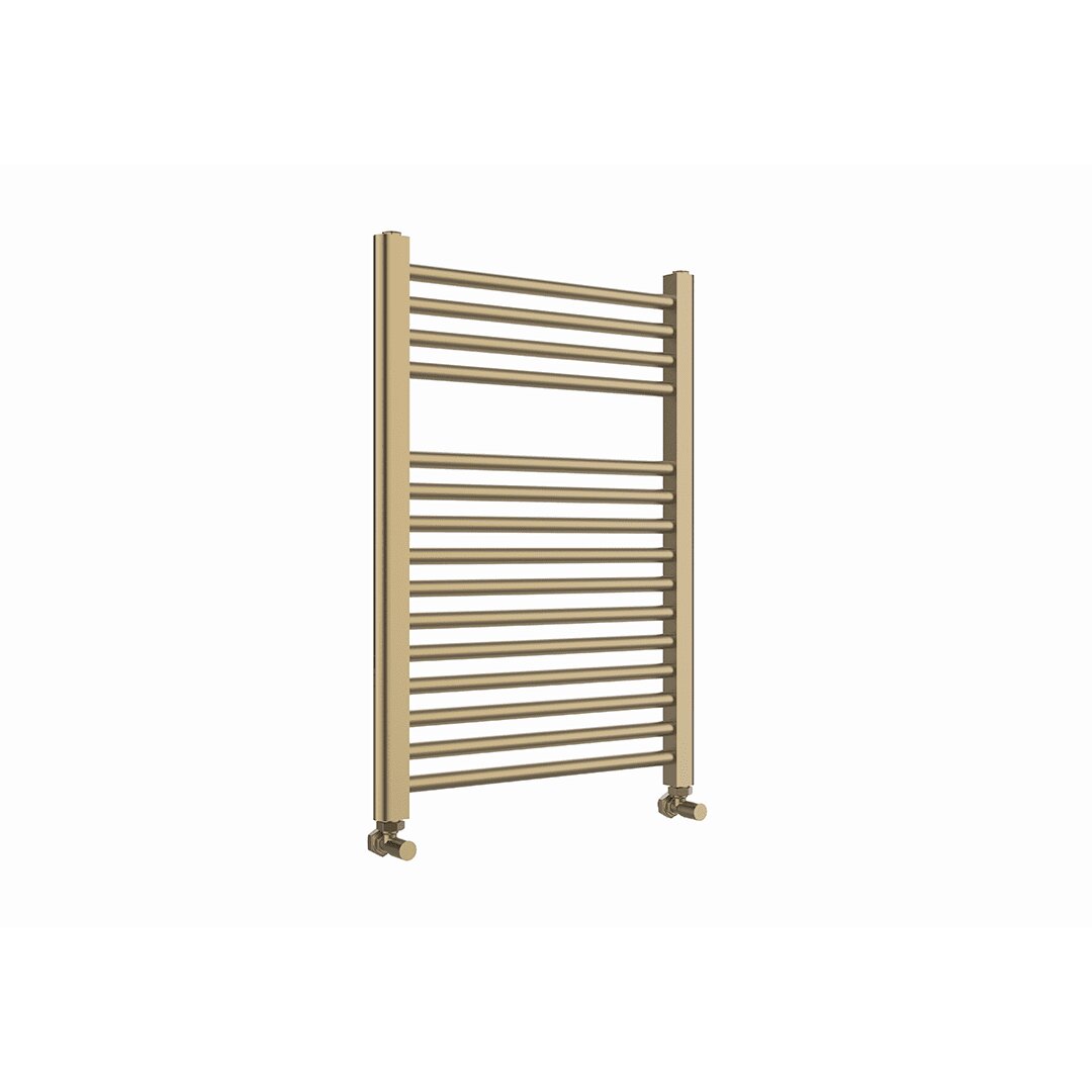Elegant Haven Maree 500 X 688 Brushed Brass Ladder Towel Warmer