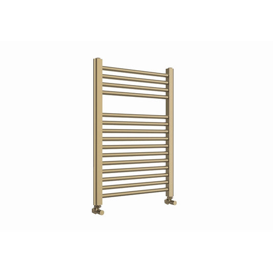 Elegant Haven Maree 500 X 688 Brushed Brass Ladder Towel Warmer