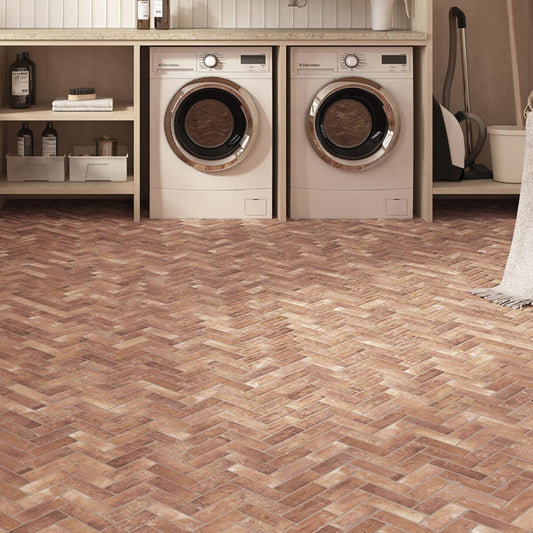 Sofia Matt Caldera Herringbone Tile 600x400mm